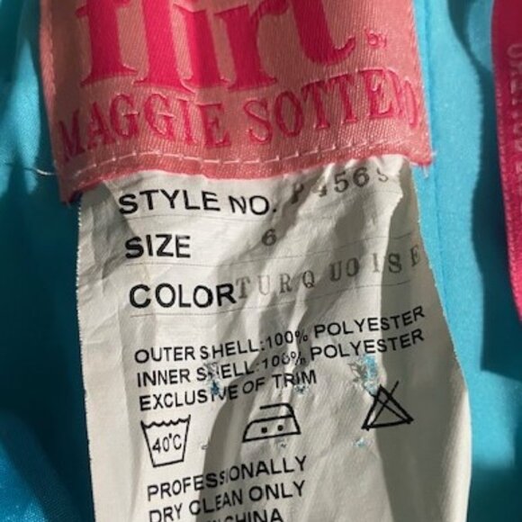 Flirt by Maggie Sottero Turquoise Sweetheart Gown - Picture 11 of 13